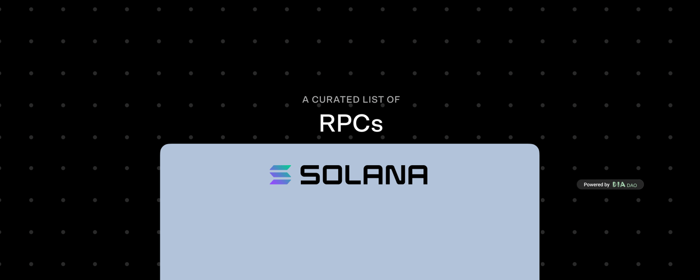 Solana RPCs