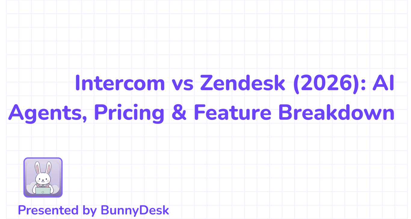 Intercom vs Zendesk (2026): AI Agents, Pricing & Feature Breakdown