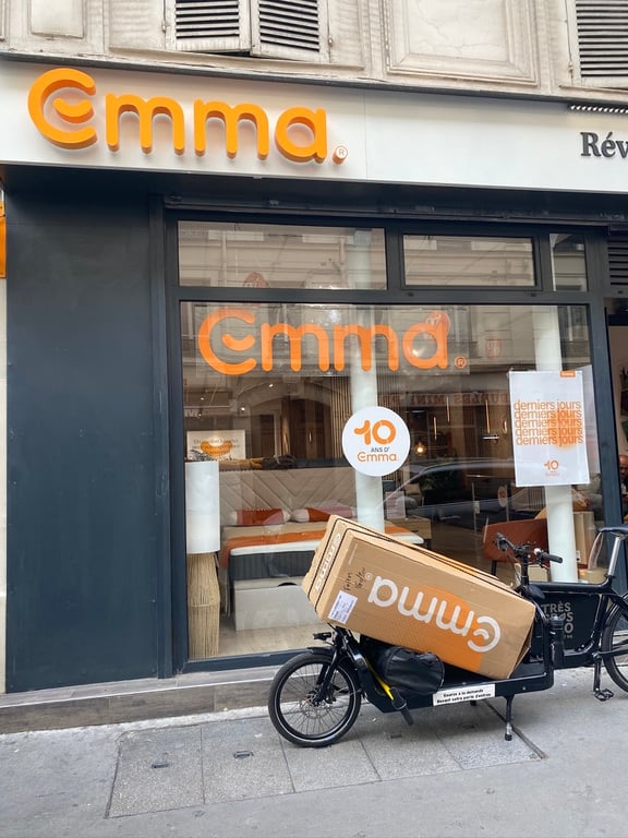 Livraison d’une boutique EMMA, dans le 11eme.