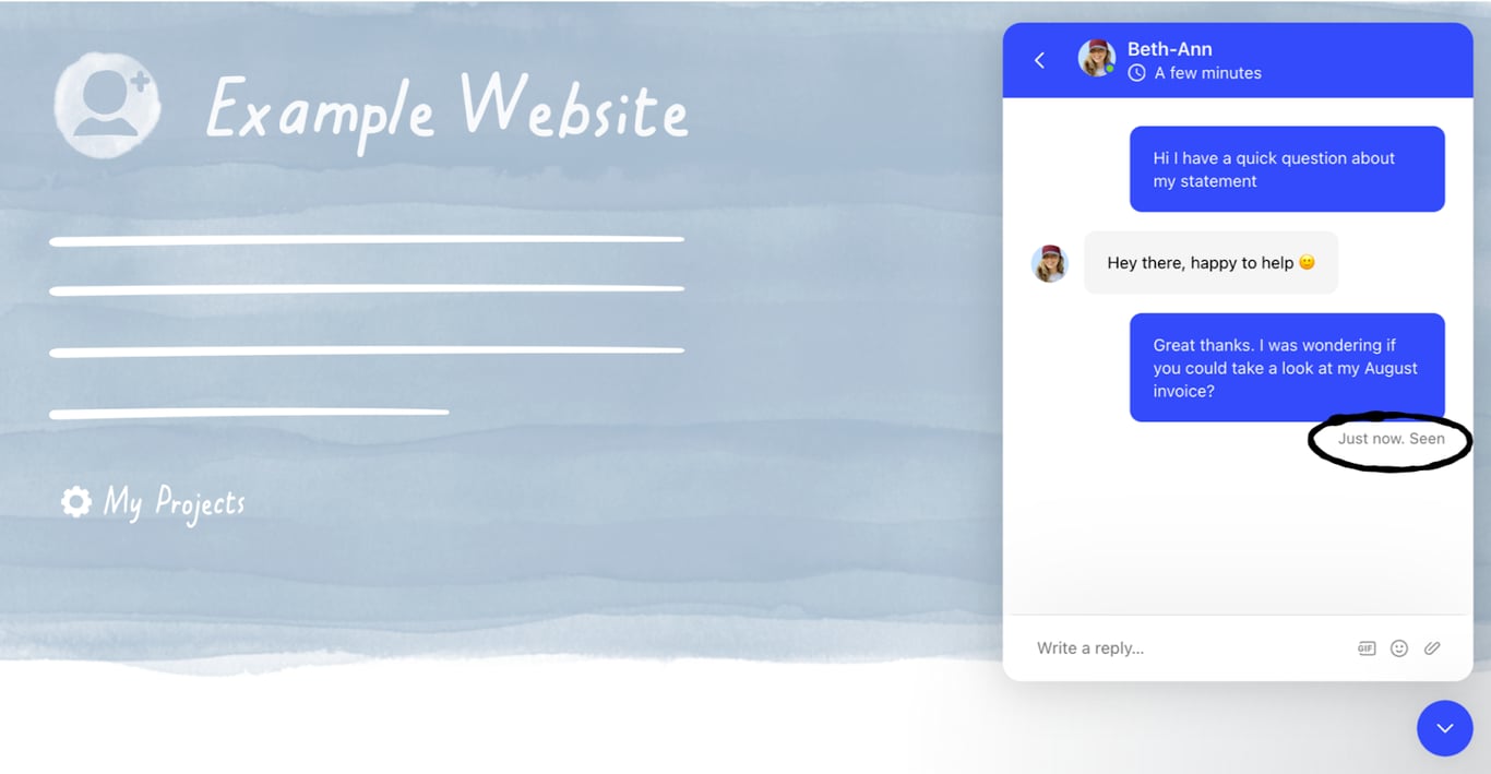 Intercom Messenger live chat