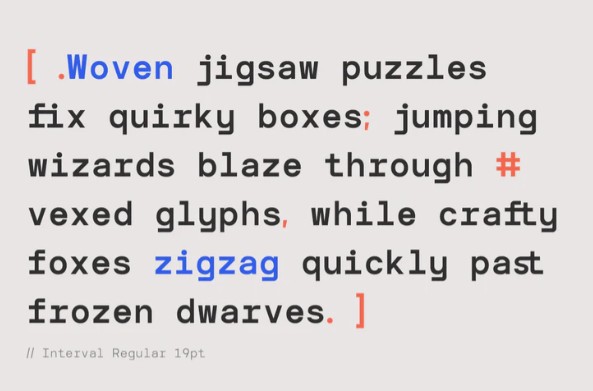 FONT - Interval