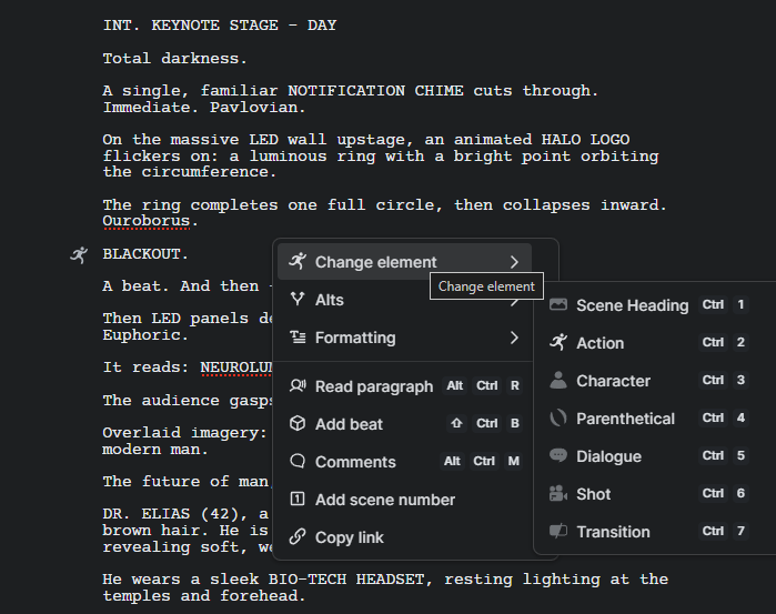 Screenplay Writing: Arc Studios