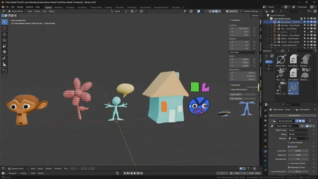Handdrawn 3D Tool