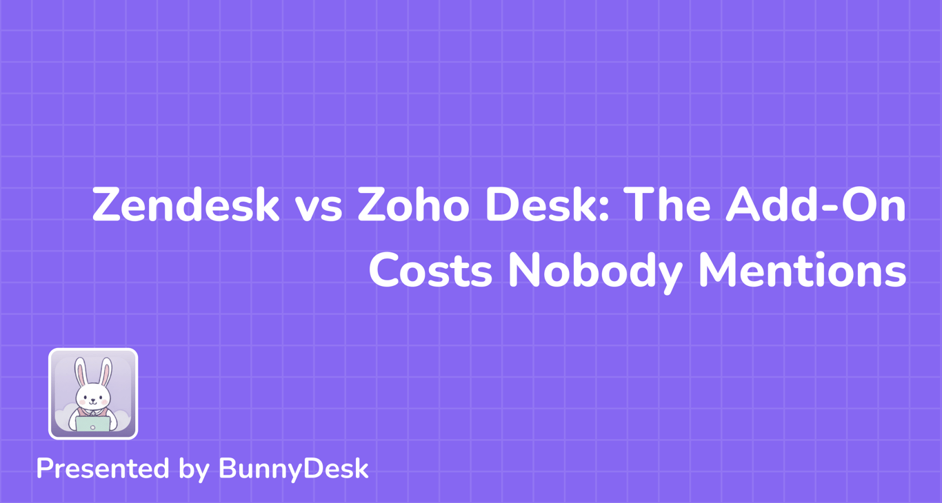 Zendesk vs Zoho Desk: The Add-On Costs Nobody Mentions