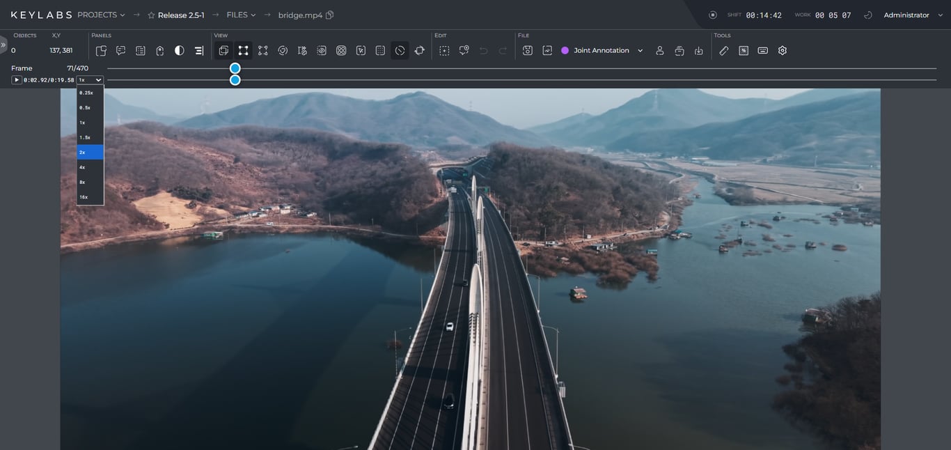 GUI for videos uploaded in Stream original video