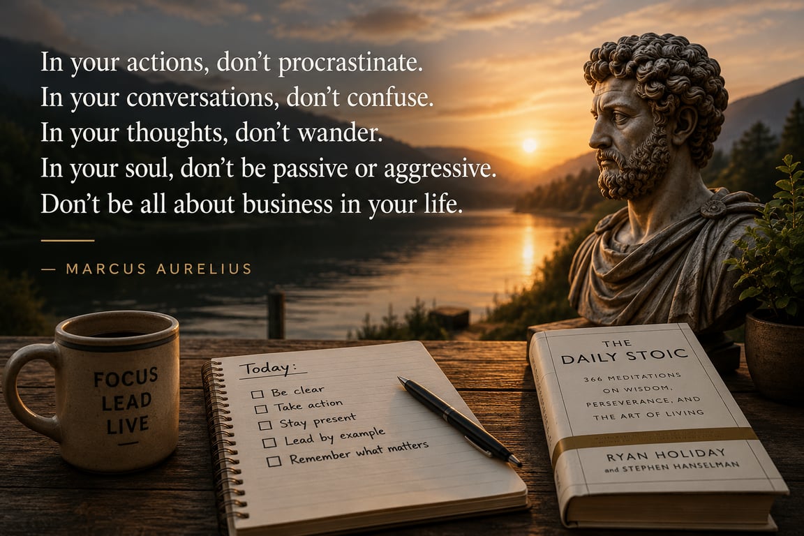 How One Marcus Aurelius Quote Changed My Leadership