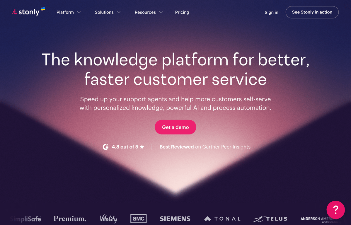 Stonly knowledge base platform
