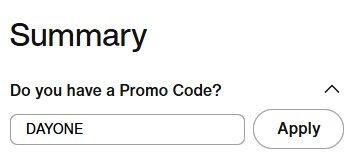 Nike Promotion Code 적용