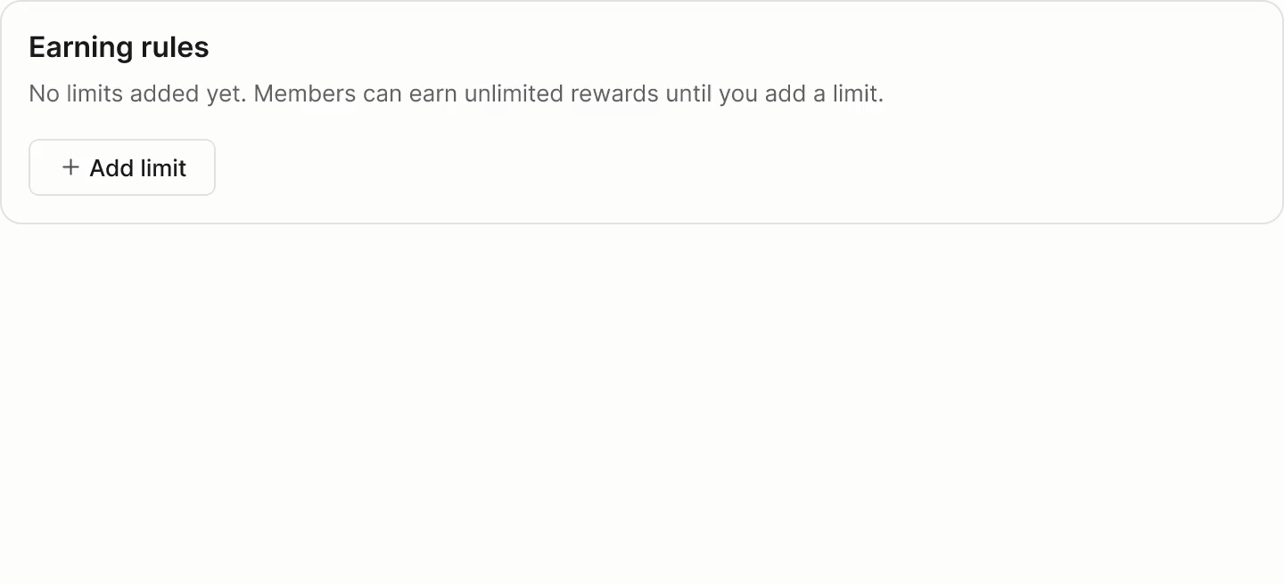 After, Activity Reward Frequency: Admins read and complete one sentence: "Members can earn this reward up to 5 time(s) every week."