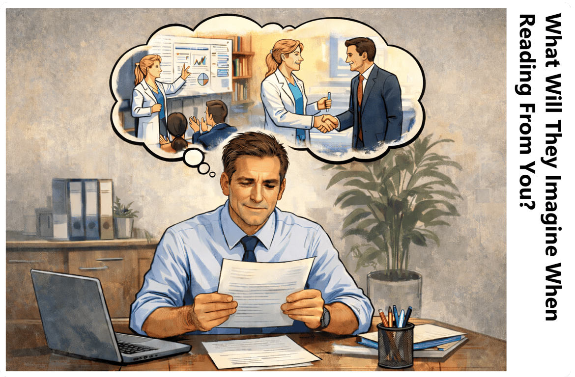 Although not necessarily consciously, we always project our thoughts about the future. If you can suggest to your hiring manager a positive picture of you in the future position based on what they read about you, you will have much better chances.