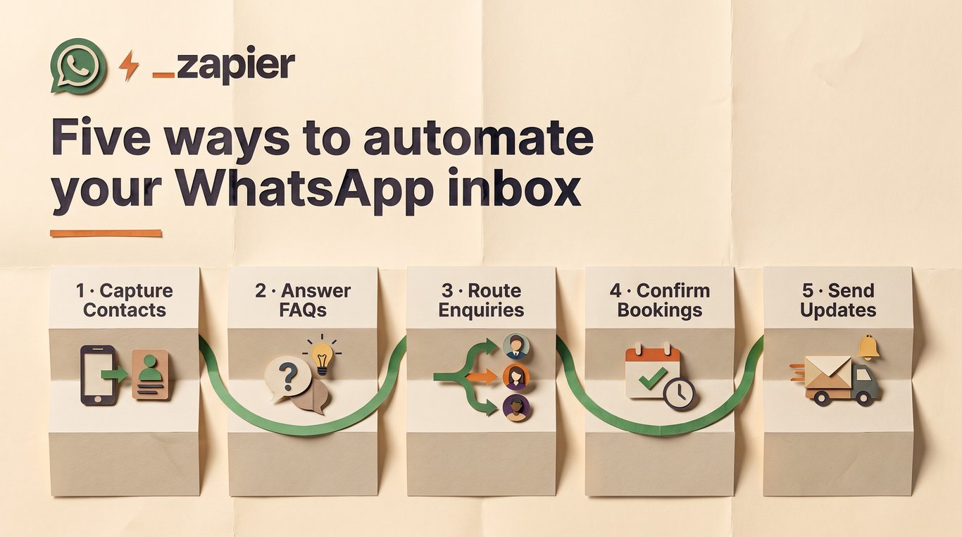 Five practical WhatsApp automations for small teams