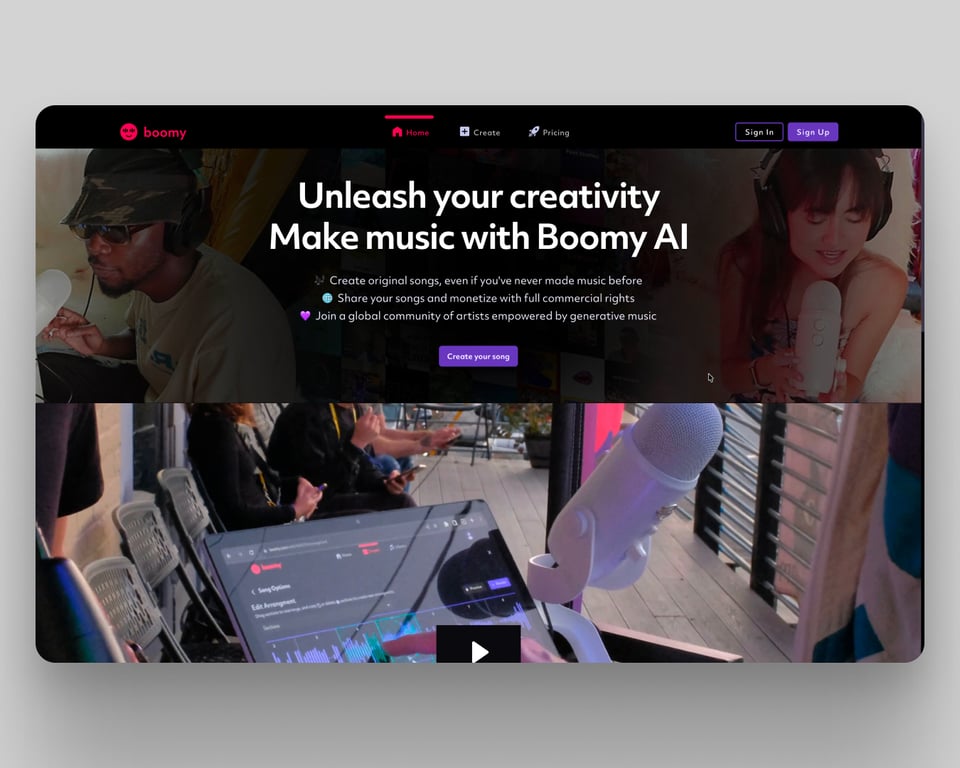 Boomy – Great for Beginners
