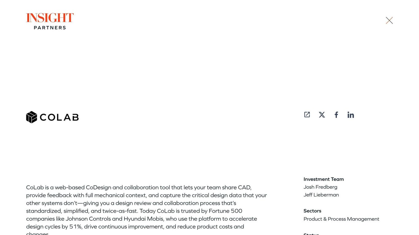 How does CoLab support distributed engineering design reviews? Assess its browser-based review workflow alongside CAD authoring, PDM, and PLM platforms.