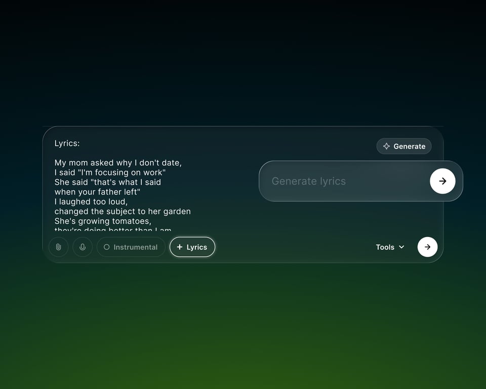 Full song generation with lyrics