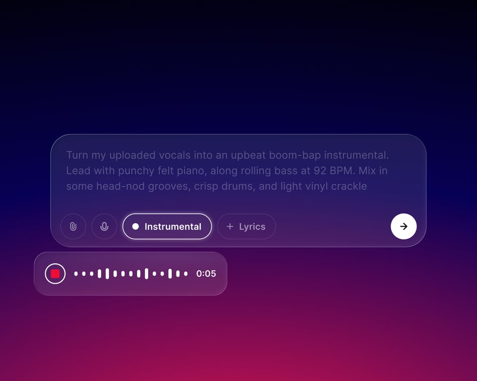 AI Voice-to-Instrument Generator
