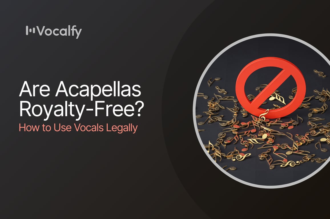 Are Acapellas Royalty-Free? How to Use Vocals Legally