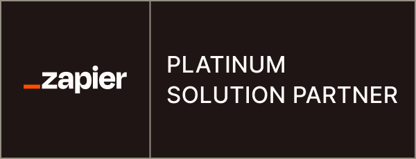Zapier Platinum Solution Partner badge