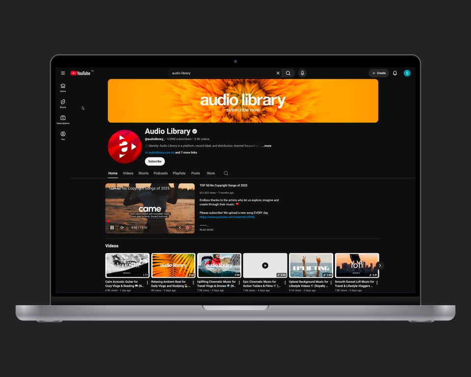 YouTube Audio Library