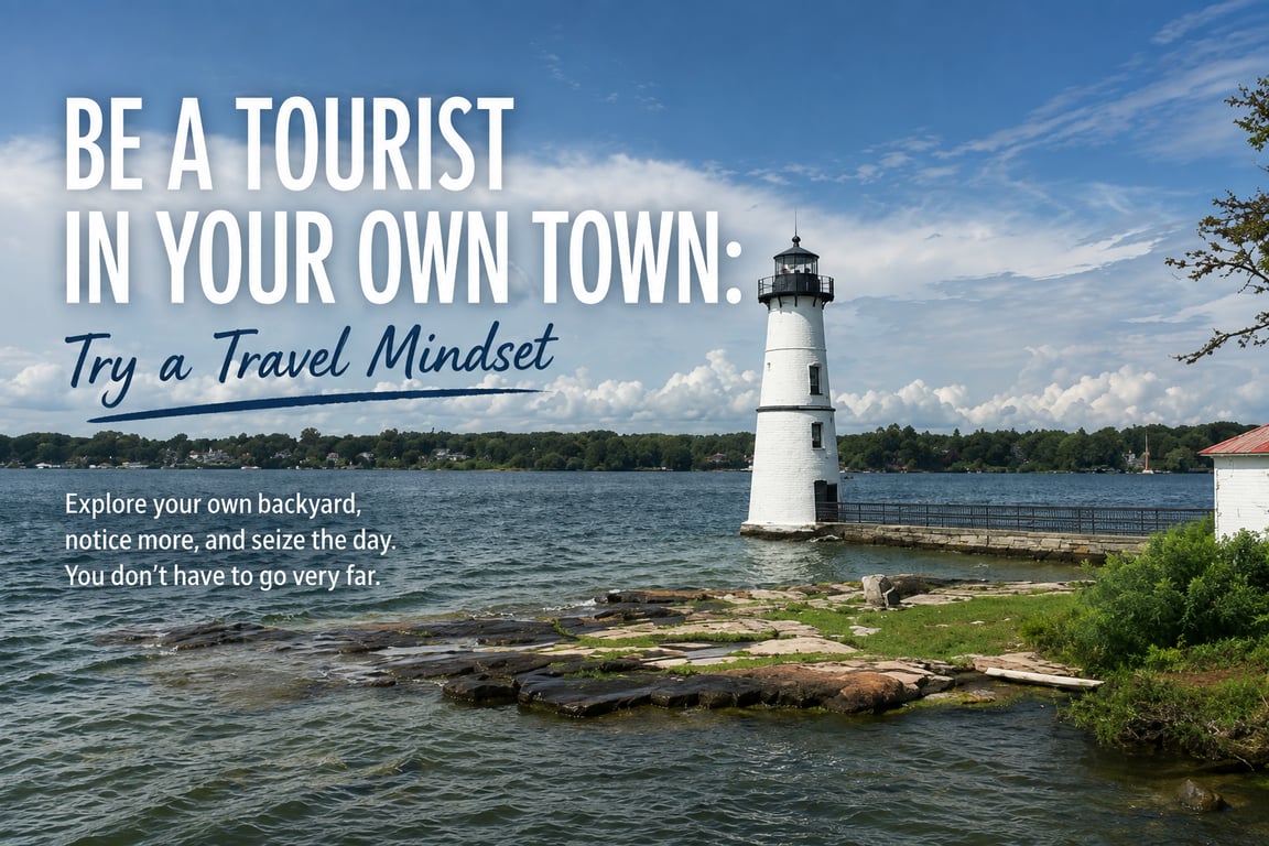 Be a Tourist in Your Own Town: Try a Travel Mindset