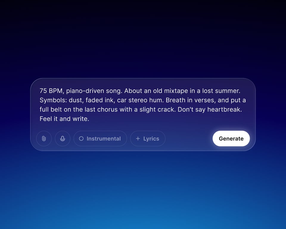 AI Song Writer Prompts to Beat Generic Outputs