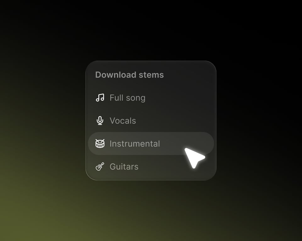 Export or Download Stems
