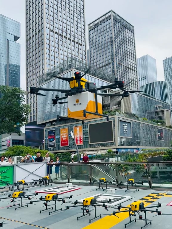 How to order Drone Food Delivery in Shenzhen?