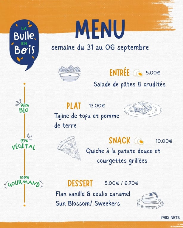 Menu 31-06 septembre 2026