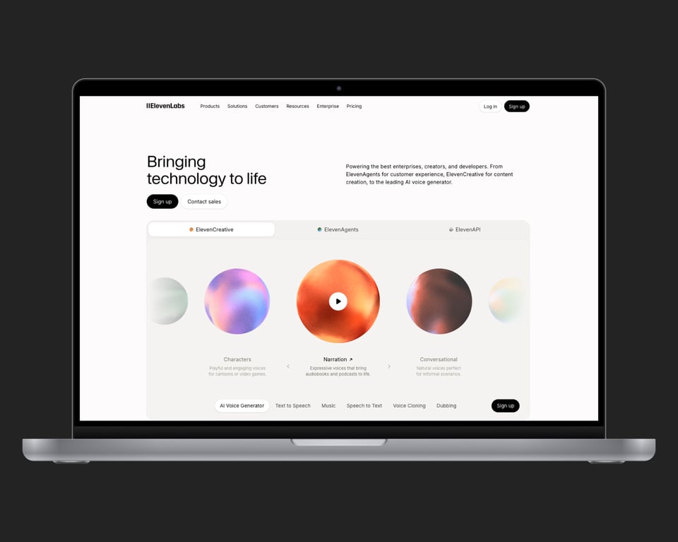 Eleven Labs AI Audio Editor