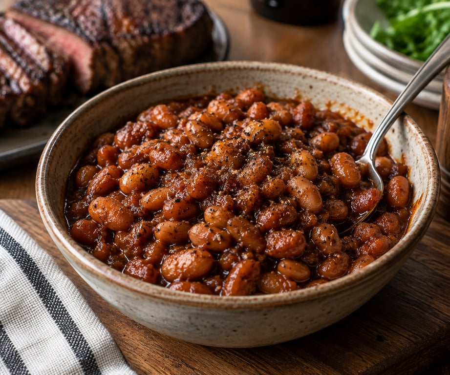Beans to Serve With Steak: 10-Minute BBQ Beans