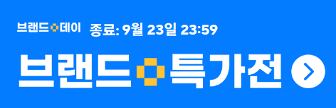 알리 9월 브랜드 세일 프로모션
