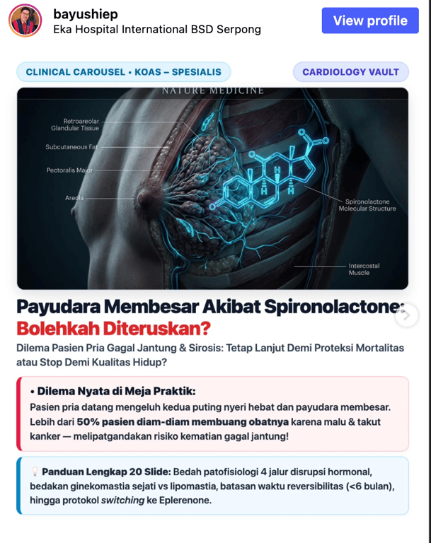 Payudara Membesar Akibat Spironolactone: Bolehkah Diteruskan?