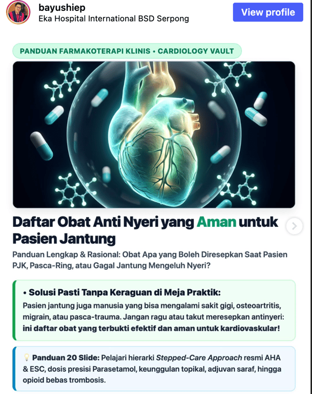 Daftar Obat Anti Nyeri yang Aman untuk Pasien Jantung