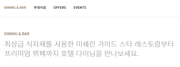 아트파라디소 새라새 레스토랑 소개