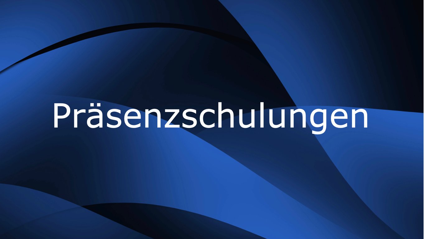 Präsenzschulungen