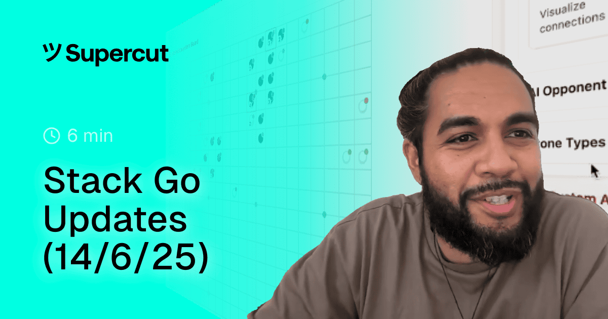 Stack Go Updates (14/6/25)