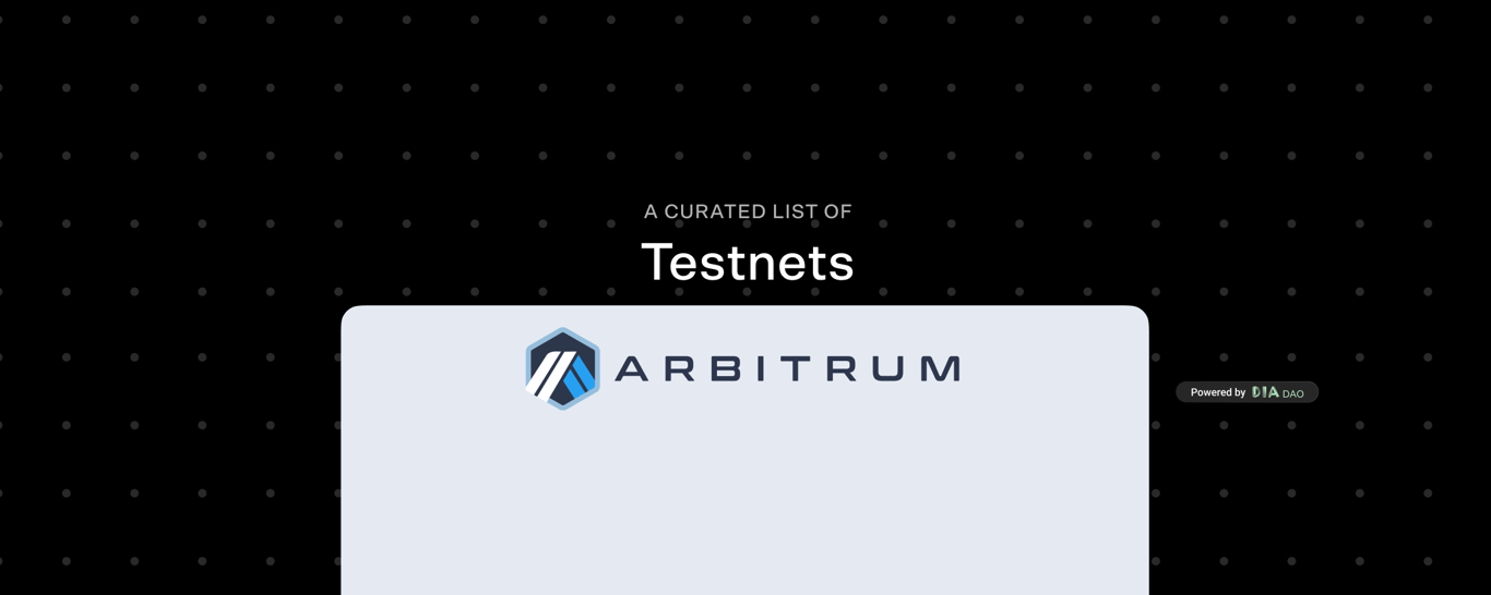 Arbitrum Testnets