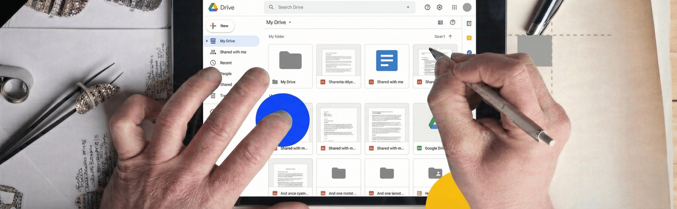 Comparison table showing Google Drive limitations vs CAD ROOMS solutions for CAD file management, including file locking, external references, version control, performance, collaboration, and data integrity