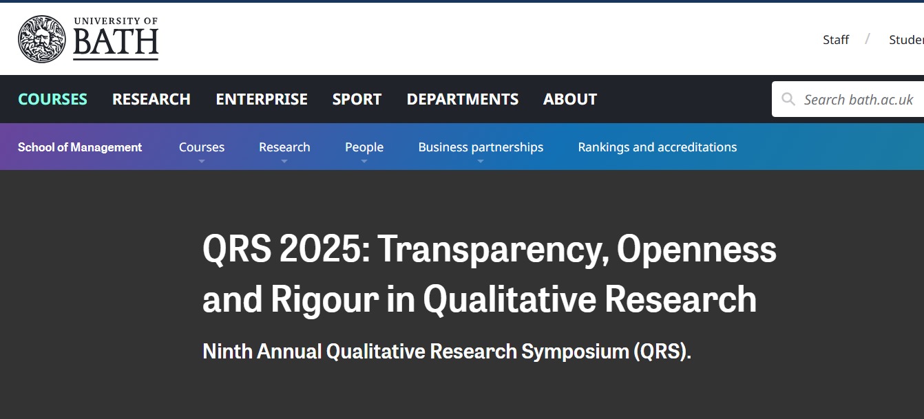 We are presenting at QRS25!