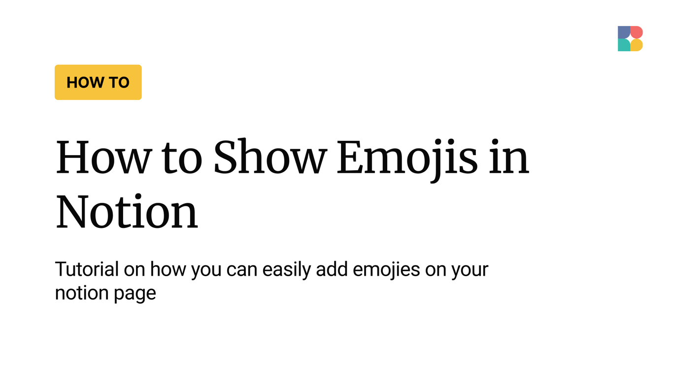 How to Add Emojis in Notion (Keyboard Shortcuts Inside)