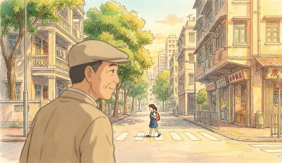 那天早上，我讓她獨自走