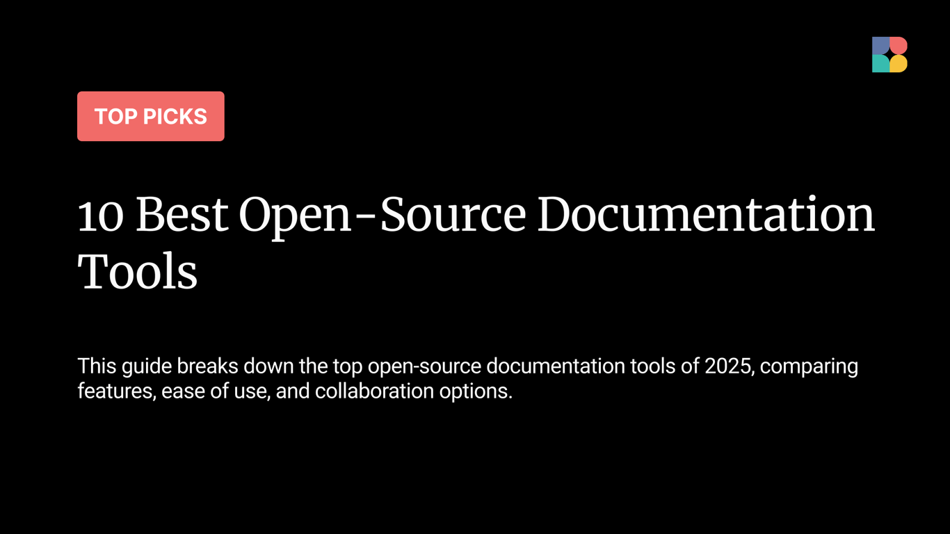 10 Best Open Source Documentation Tools in 2026