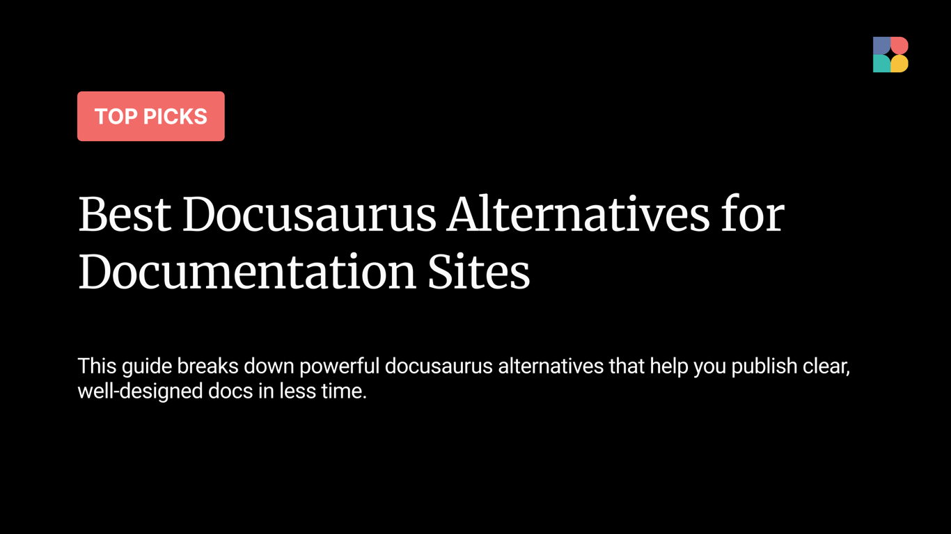 14 Best Docusaurus Alternatives in 2026 (Updated List)