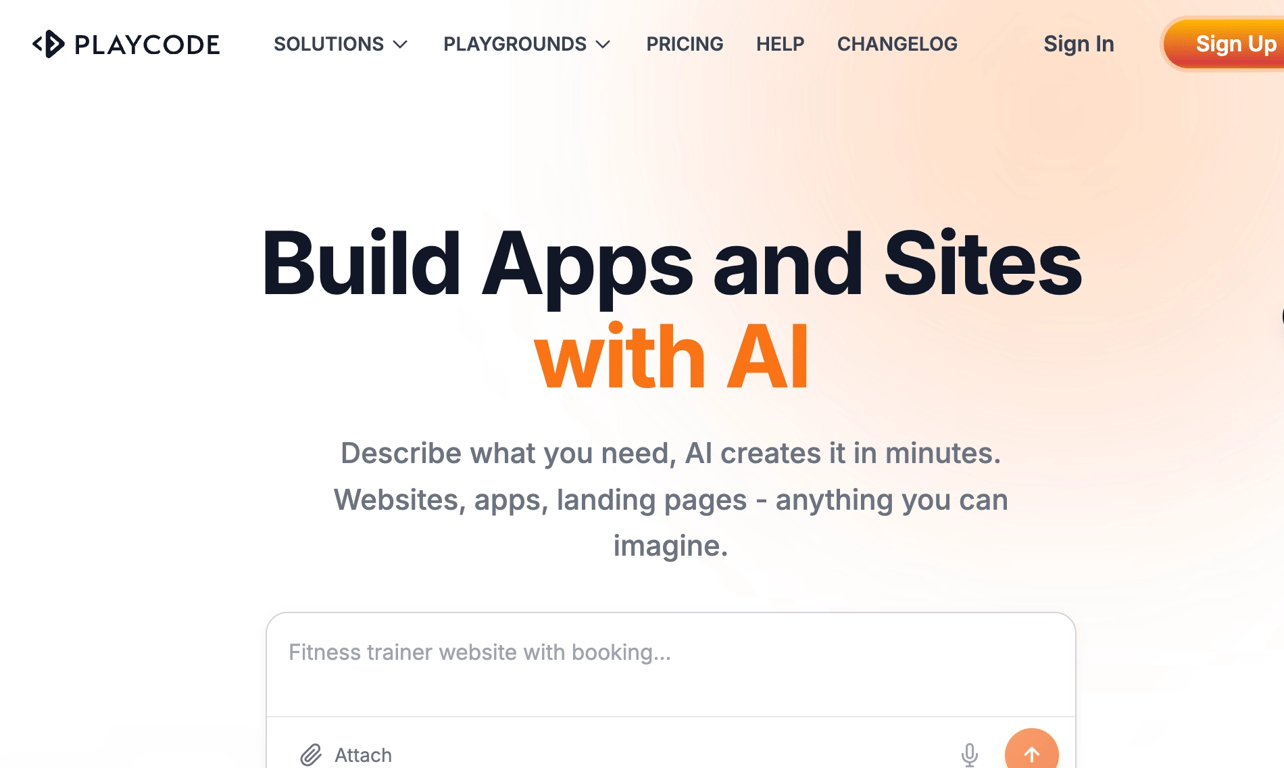 Playcode - Online code playground preview