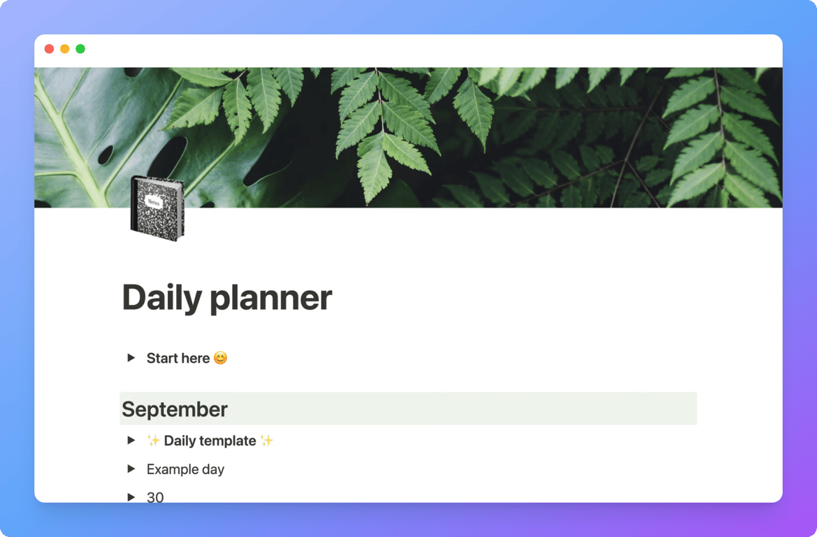 PickUp Limes daily planner