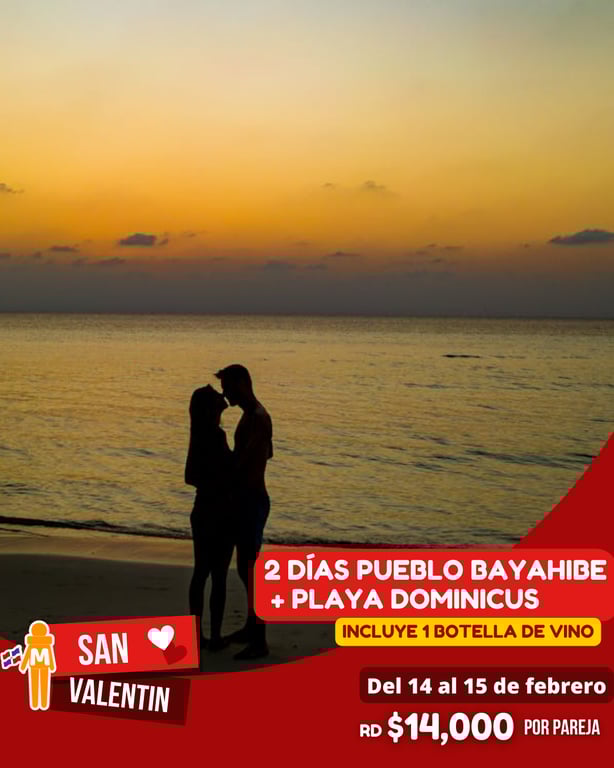 Tour 2 días Bayahibe y Dominicus + Botella de Vino