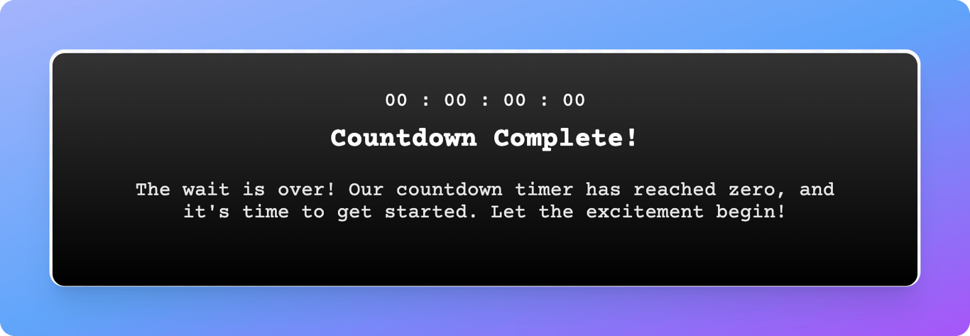 Common Ninja Countdown Widget