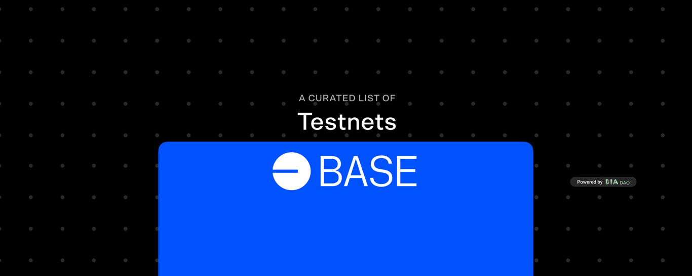 Base Testnets