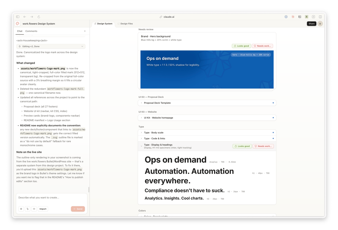 Setting up our design system