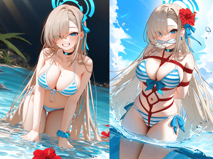 250905一之濑明日奈比基尼海边展示内内诱惑