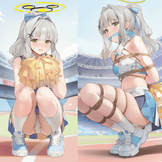 260422啦啦队员小钩晴的裙下风景—每日包 